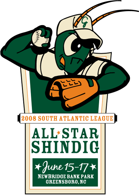 South Atlantic League All-Star Game 2008 Primary Logo iron on transfers for T-shirts